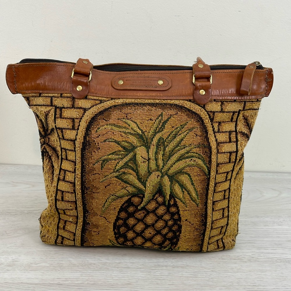 Vintage Down Home Leather Bag